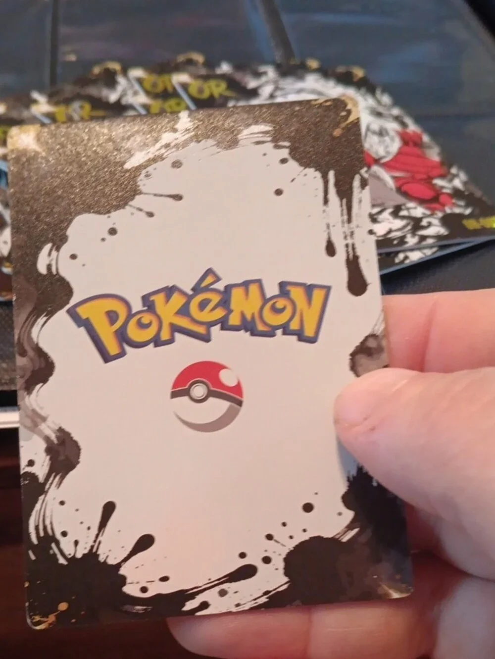 Pokemon Trading Card - Black, White, Pink, Gold Mewtwo Artwork